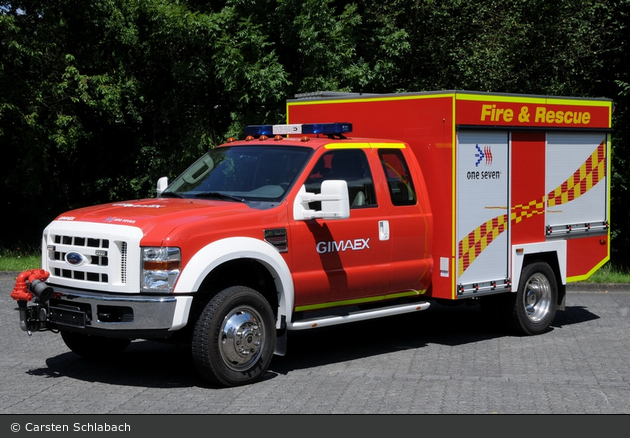 Ford F-550 - Gimaex-Schmitz - KTLF-Futura Allrad - "Vorführedition 2011"-Beklebung