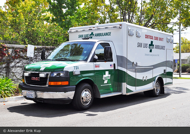 San Luis Obispo County - San Luis Ambulance - Ambulance 731