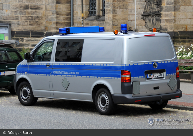 H-ZD 540 - VW T5 - Einsatzfahrzeug KBD (a.D.)