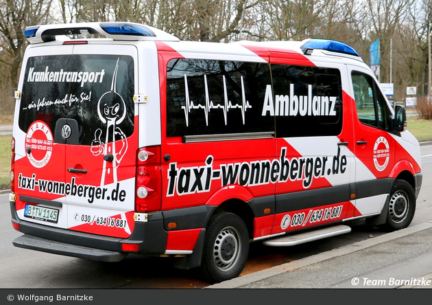 Krankentransport Taxi-Wonneberger - KTW (B-TW 1145)