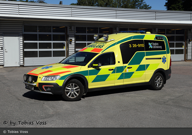 Gävle - Landstinget Gävleborg - Ambulans - 3 26-9110 (a.D.)