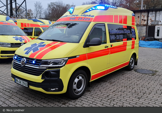 Ambulance Köpke  - KTW 10 (HH-AK 3960)