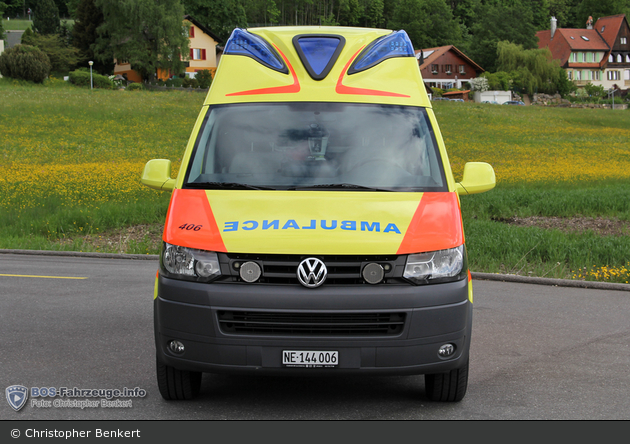 Boudevilliers - Ambulances Roland - KTW - Roland 406