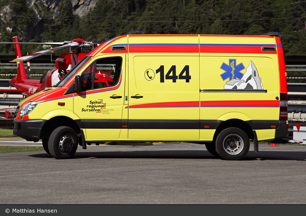 Ilanz/Glion - Regionalspital Surselva - RTW - Maico 2
