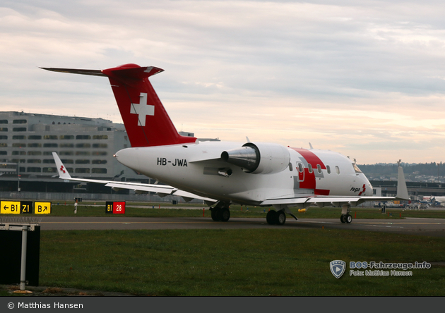 HB-JWA (c/n 6092) - Rega - Ambulanzflugzeug