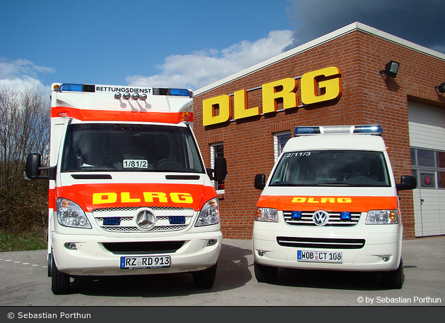 SH - DLRG OV Oberelbe - RTW 1 und GW-Medizin