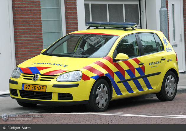 Haarlem - Geneeskundige en Gezondheidsdienst Kennemerland - KdoW - 12-801 (a.D.)