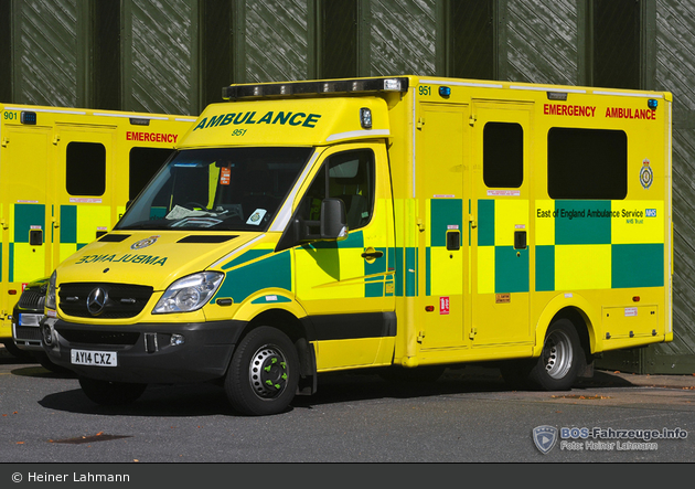 Cambridge - East of England Ambulance Service - RTW - NA-951
