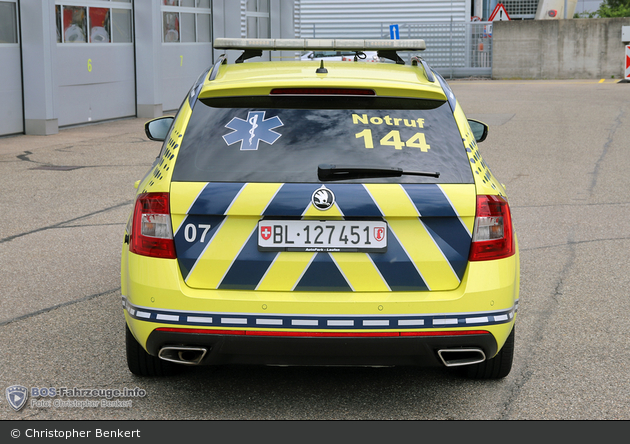 Reinach - Rettungsdienste NWS - Rapid Responder - NWS 07