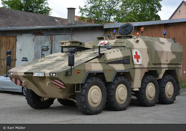 Stetten am kalten Markt - Sanitätsdienst - sgSanKfz Boxer
