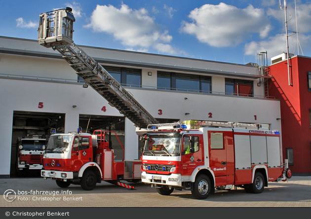 SL - FF Homburg LBZ Mitte - DLK 23/12 und HLF 20/16