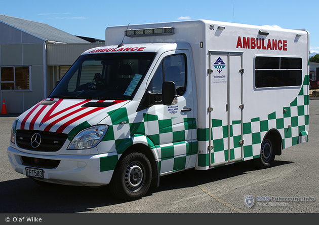 Masterton - Wellington Free Ambulance - RTW - 400 (a.D.)