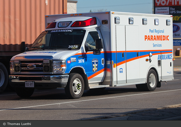 Mississauga - Peel Regional EMS - Ambulance 3078