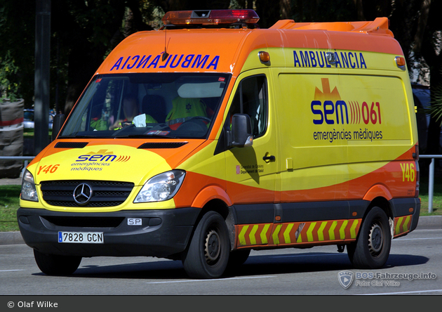 Barcelona - Sistema d'Emergències Mèdiques - RTW - Y46 (a.D.)