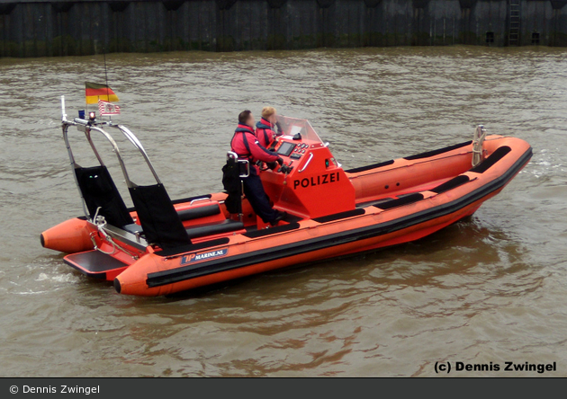 Polizei Bremerhaven - Schlauchboot
