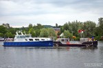 Grevenmacher - Service de la Navigation - Streifenboot & Arbeitsplattform