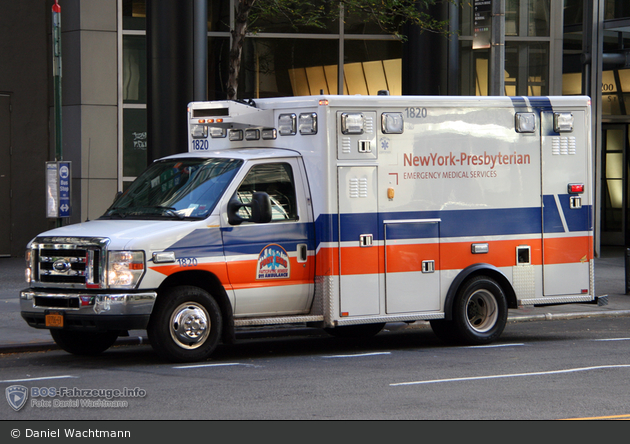 NYC - Manhattan - NewYork-Presbyterian EMS - ALS-Ambulance 1820 - RTW