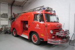Oksbøl - Museet Danmarks Brandbiler - Löschfahrzeug mit Abprotzleiter - Odense (DK)