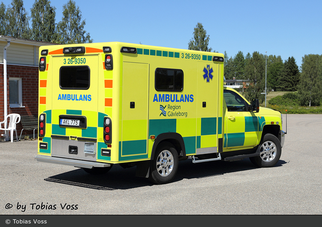 Edsbyn - Landstinget Gävleborg - Ambulans - 3 26-9350