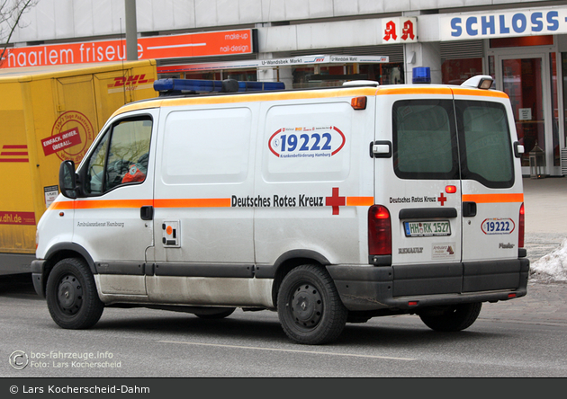 Rotkreuz Hamburg KTW HH-RK 1527 - 27/12 (a.D.)