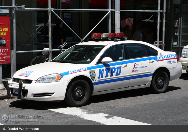NYPD - Manhattan - 05th Precinct - Auxiliary Police - FuStW 7888