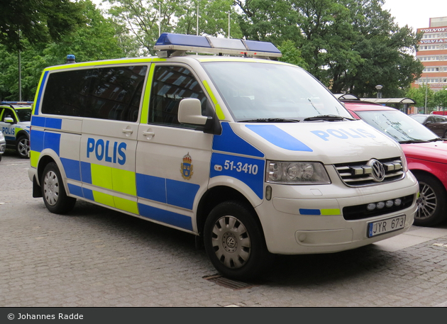 Göteborg - Polis - Radiobil - 1 51-3410 (a.D.)