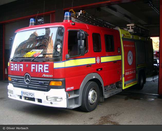 London - Fire Brigade - DPL 1110 (a.D.)