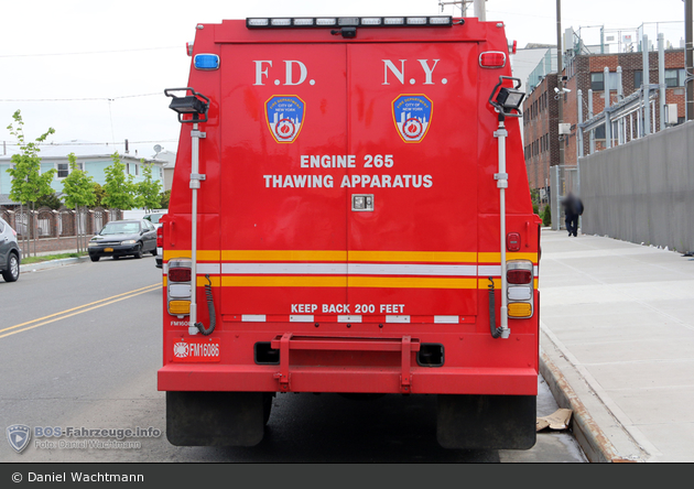 FDNY - Queens - Thawing Unit 265 - GW-Auftau