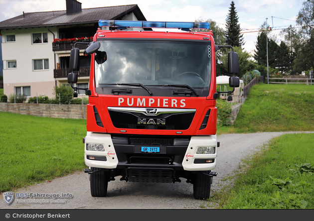 Disentis/Mustér - Pumpiers Sursassiala - ABC-Wehr Fahrzeug