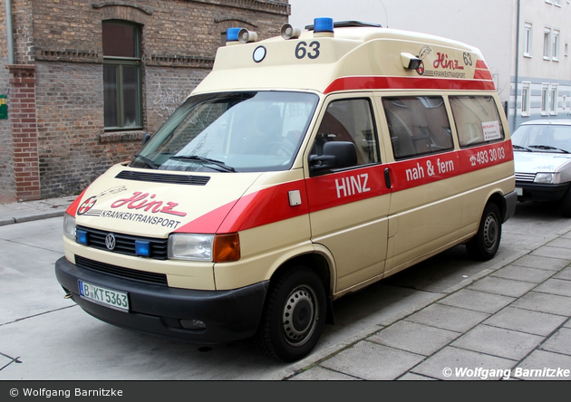 Krankentransport Hinz - KTW 63