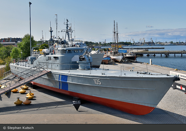 Paldiski - Eesti Piirivalve - Schnellboot - "PVL-105" (a.D.)