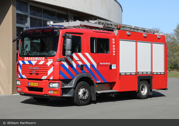 Assen - Veiligheidsregio Drenthe - Brandweer - HLF - 03-0334