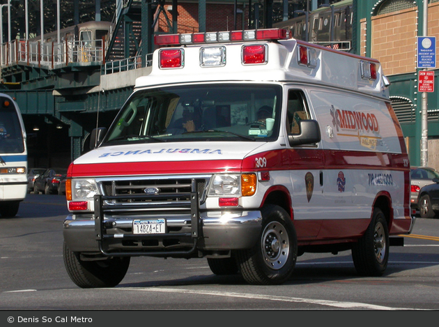 NYC - Brooklyn - Midwood Ambulance Service - Ambulance 309 - RTW (a.D)