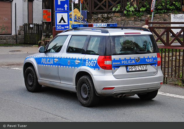 Szklarska Poręba - Policja - FuStW - B607