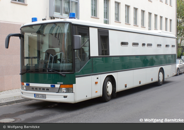 BRB-2300 - Justiz Brandenburg - Setra S 313 UL - Verschubbus