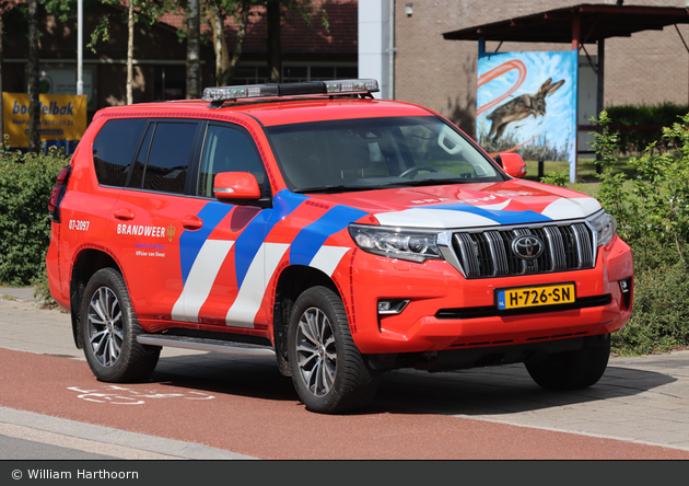 Arnhem - Veiligheidsregio - Brandweer - KdoW - 07-2097