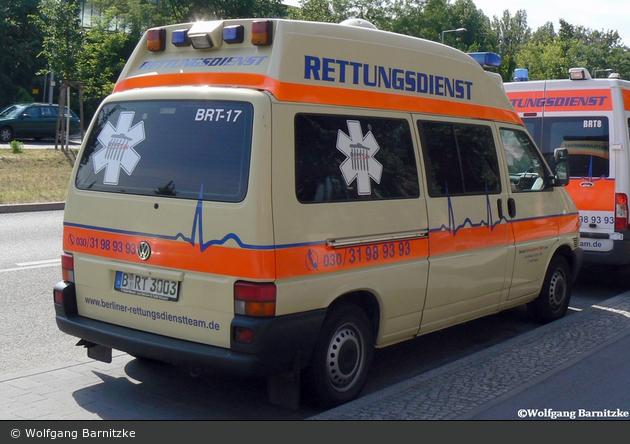 Krankentransport Berliner Rettungsdienst Team - BRT-17 KTW