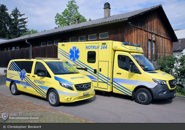 CH - Liestal - Spital Baselland - NEF & RTW (2021)