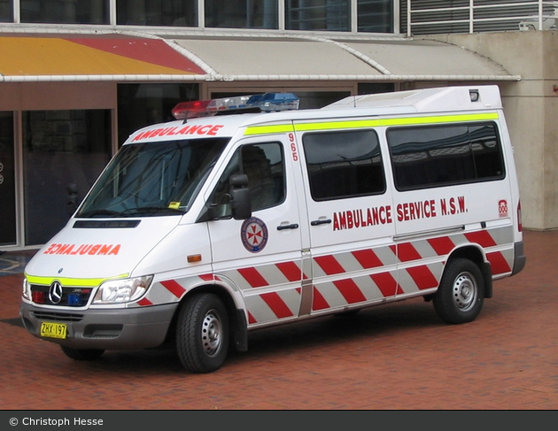 Sydney - Ambulance Service New South Wales - RTW 965
