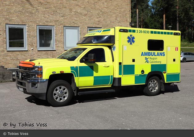 Sandviken - Landstinget Gävleborg - Ambulans - 3 26-9230