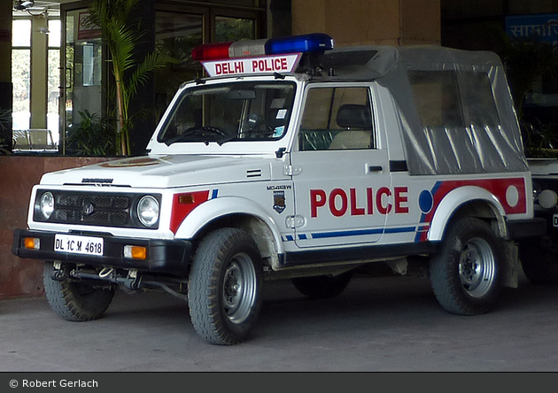 Neu Delhi - Police - Streifenwagen