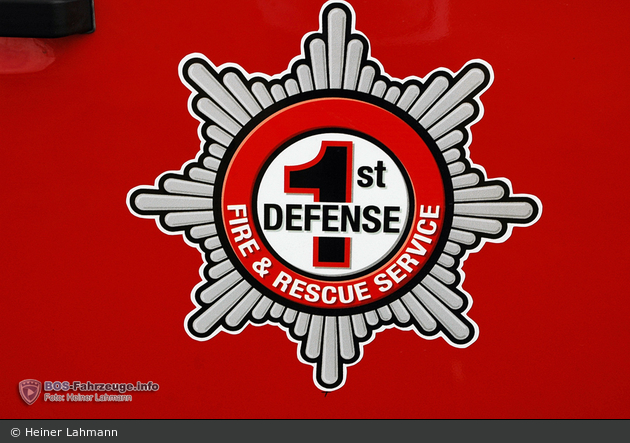Cranleigh - 1st Defense Fire & Rescue Service - L4T - Wappen