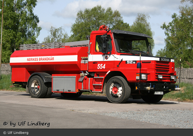 Laxå - Nerikes Brandkår - Tankbil - 41 554 (a.D.)