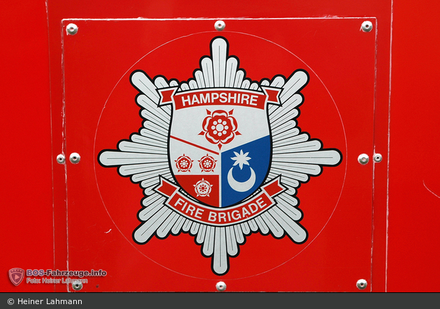 Winchester - Hampshire Fire & Rescue Service - ICU - Wappen (a.D.)