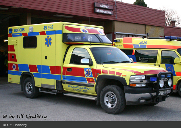 Hofors - Landstinget Gävleborg - Ambulans - 45 928 (a.D.)