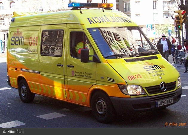 Barcelona - Sistema d'Emergències Mèdiques - RTW - OR23 (a.D.)