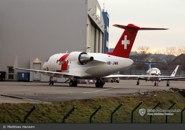 HB-JWA (c/n 6092) - Rega - Ambulanzflugzeug