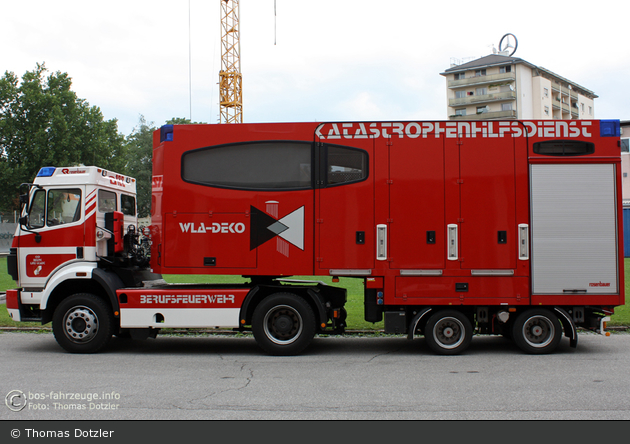 Linz - BF - Hauptfeuerwache - SZF 1 mit WLA-Deko