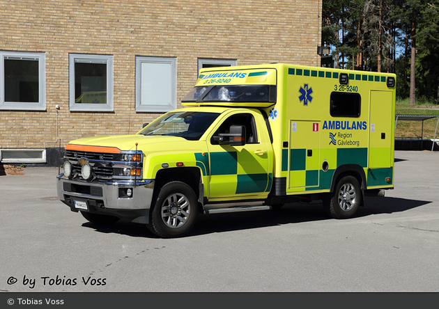 Sandviken - Landstinget Gävleborg - Ambulans - 3 26-9240