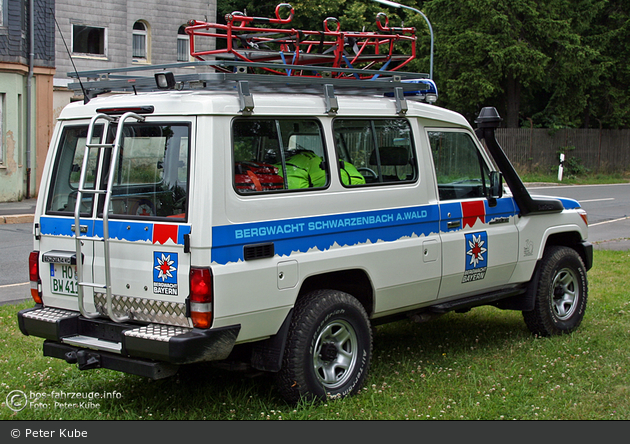 Bergwacht Rettungsfahrzeug Schwarzenbach am Wald